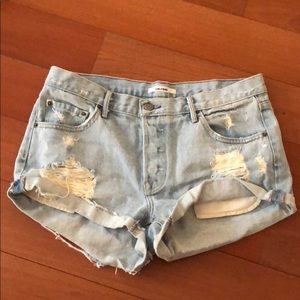 GRLFRND mid rise shorts